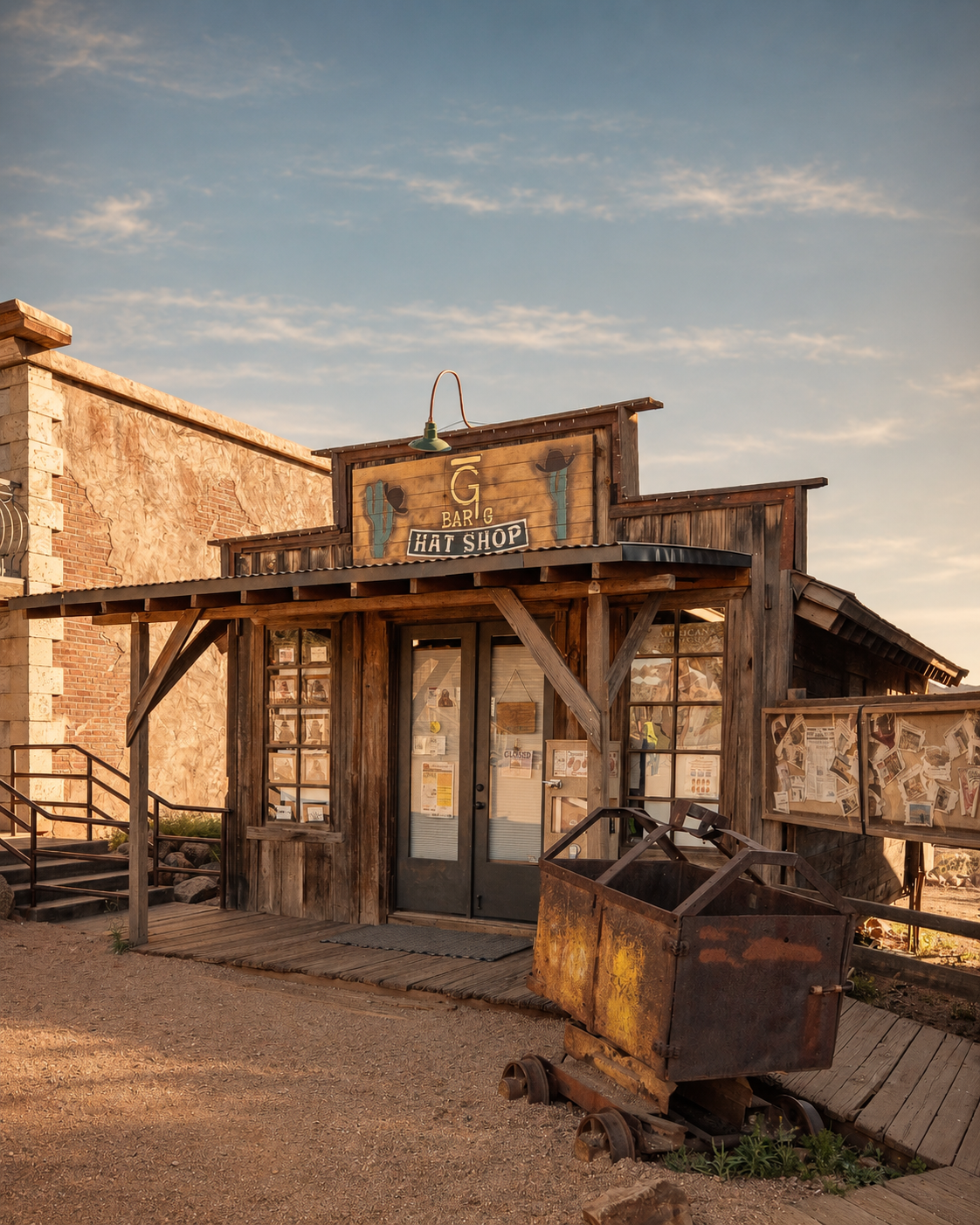 Bar G Hat Shop exterior in Goldfield Ghost Town