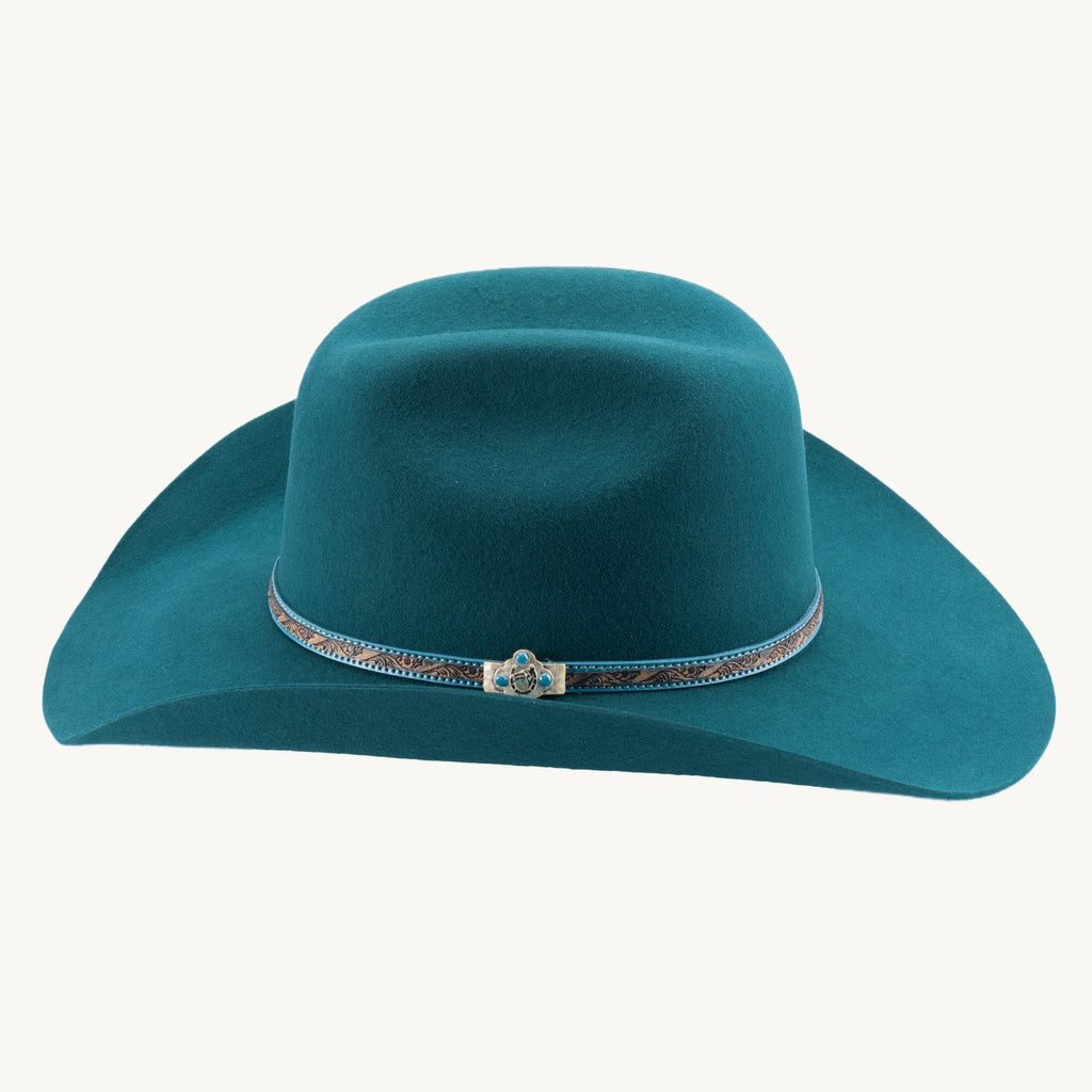 Bullhide Life With You 4X Rodeo Round Up Hat Turq- view 2