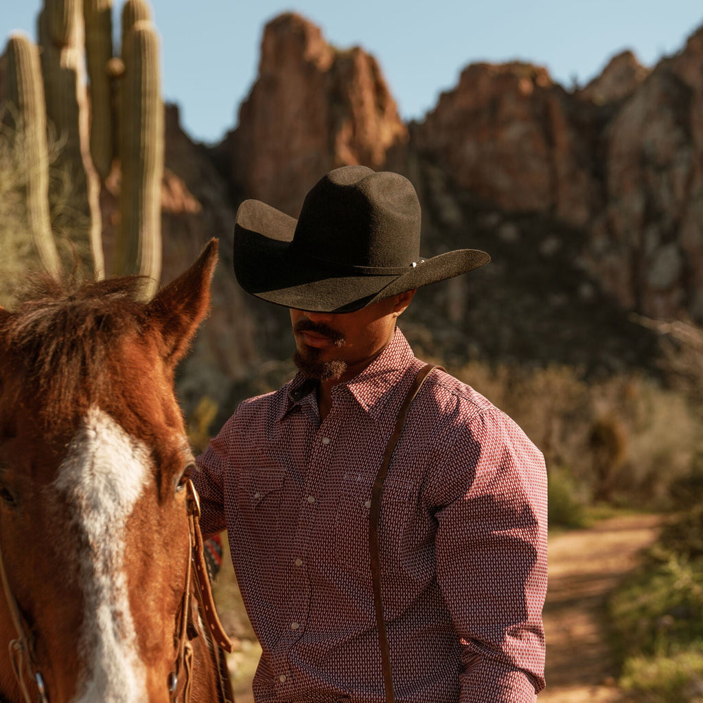 Stetson Brenham 4X Felt Cowboy Hat — angle