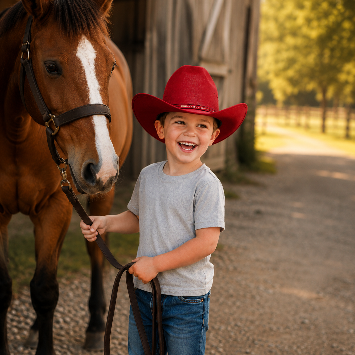 Bullhide Buddy Kids Cowboy Hat — angle