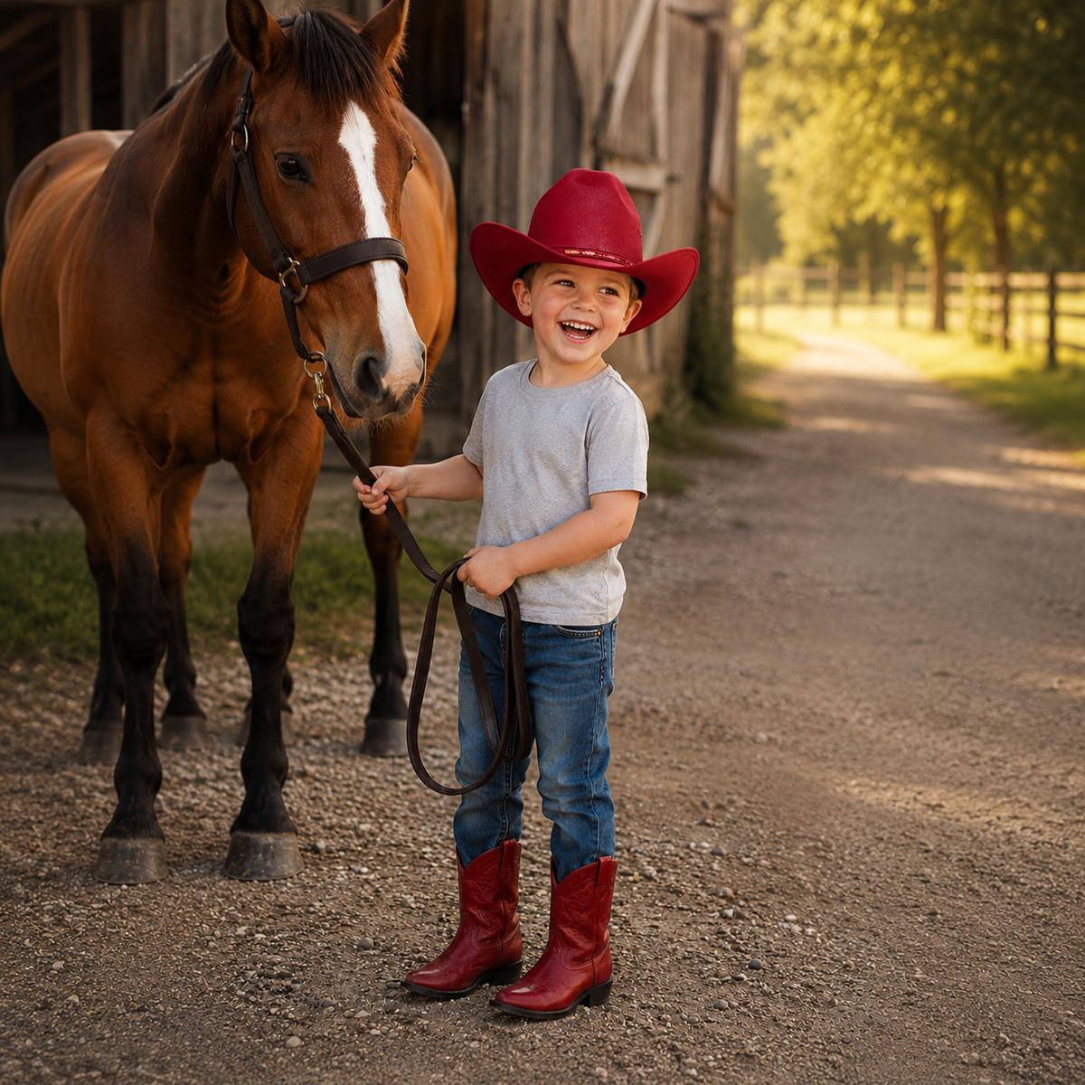 Bullhide Buddy Kids Cowboy Hat — side