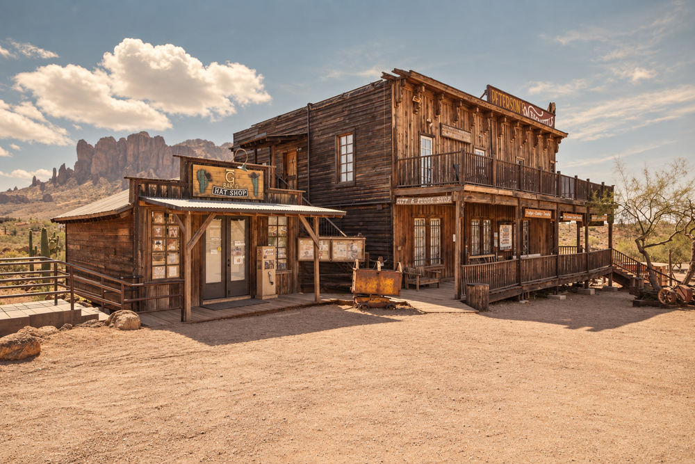 Bar G Hat Shop and Goldfield streetscape