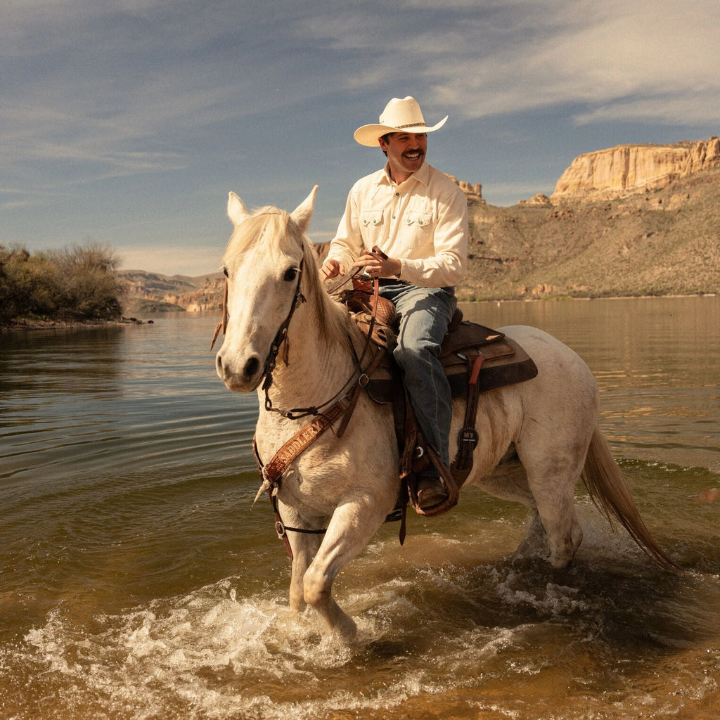 Stetson Fairfax 10X Straw Cowboy Hat — angle