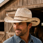Bullhide Opening Shot 50X Straw Cowboy Hat — angle