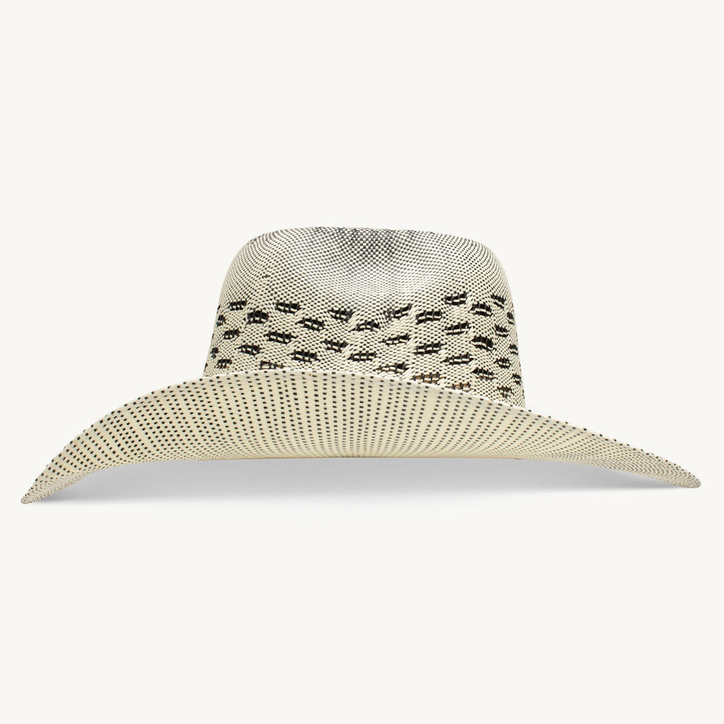 Resistol Everett Tuff Hedeman Straw Cowboy Hat — detail