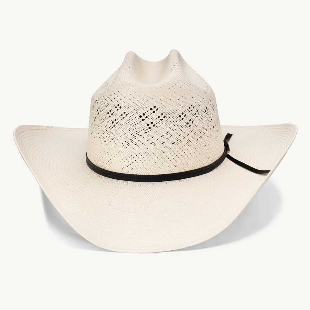 Resistol 20X Latigo Straw Cowboy Hat — detail