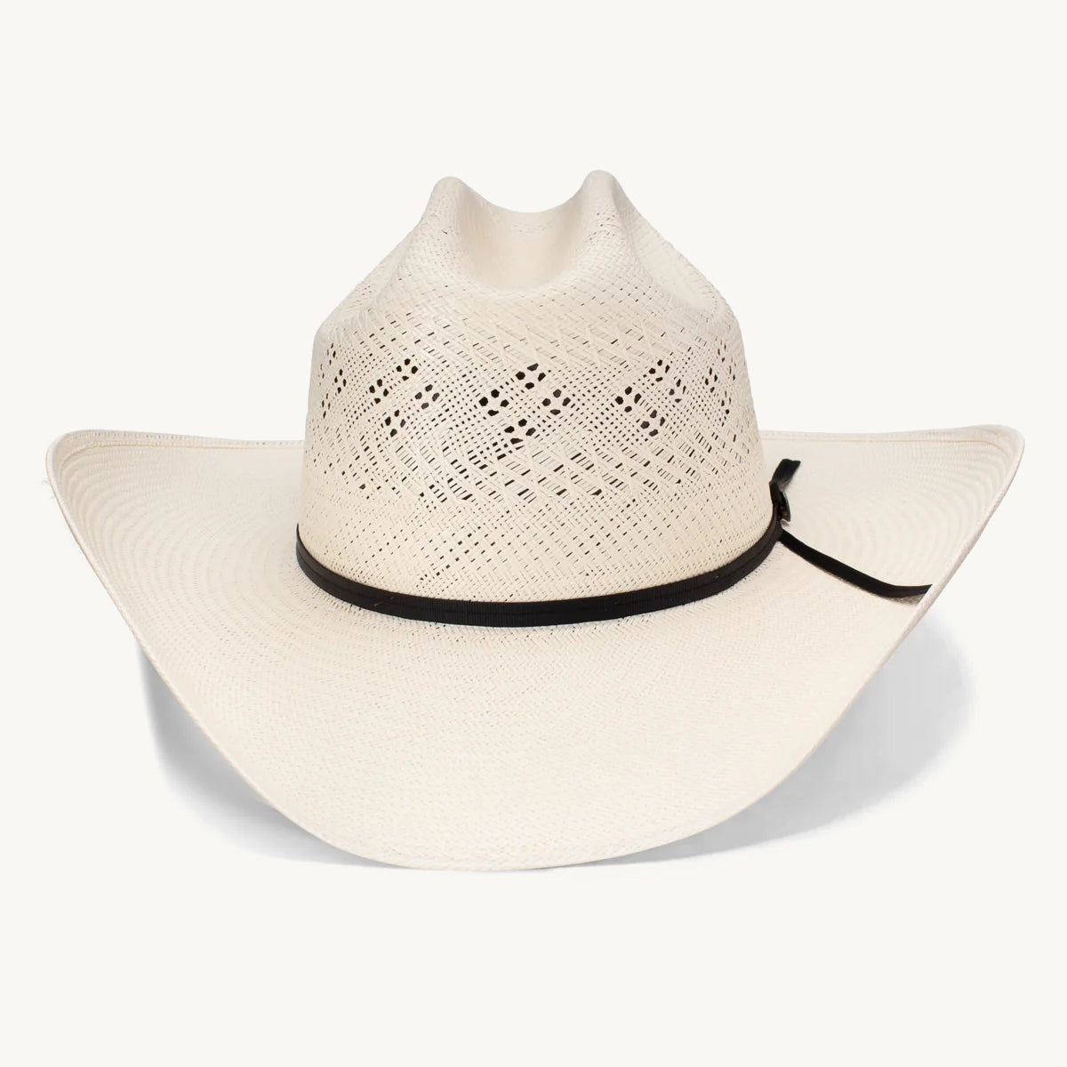 Resistol 20X Latigo Straw Cowboy Hat — detail