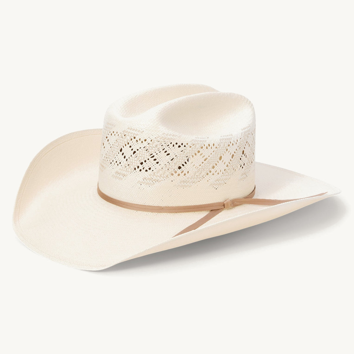 Stetson Thunder 10X Straw Cowboy Hat — detail