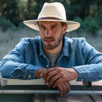 Stetson Airway Panama Safari Hat — detail
