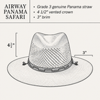 Stetson Airway Panama Safari Hat