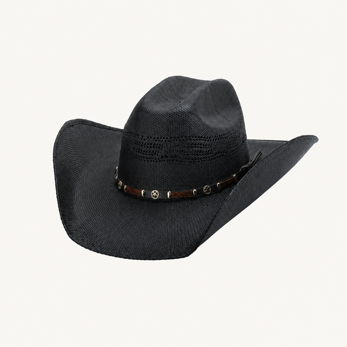 Bullhide Go-Round 20X Straw Cowboy Hat — front