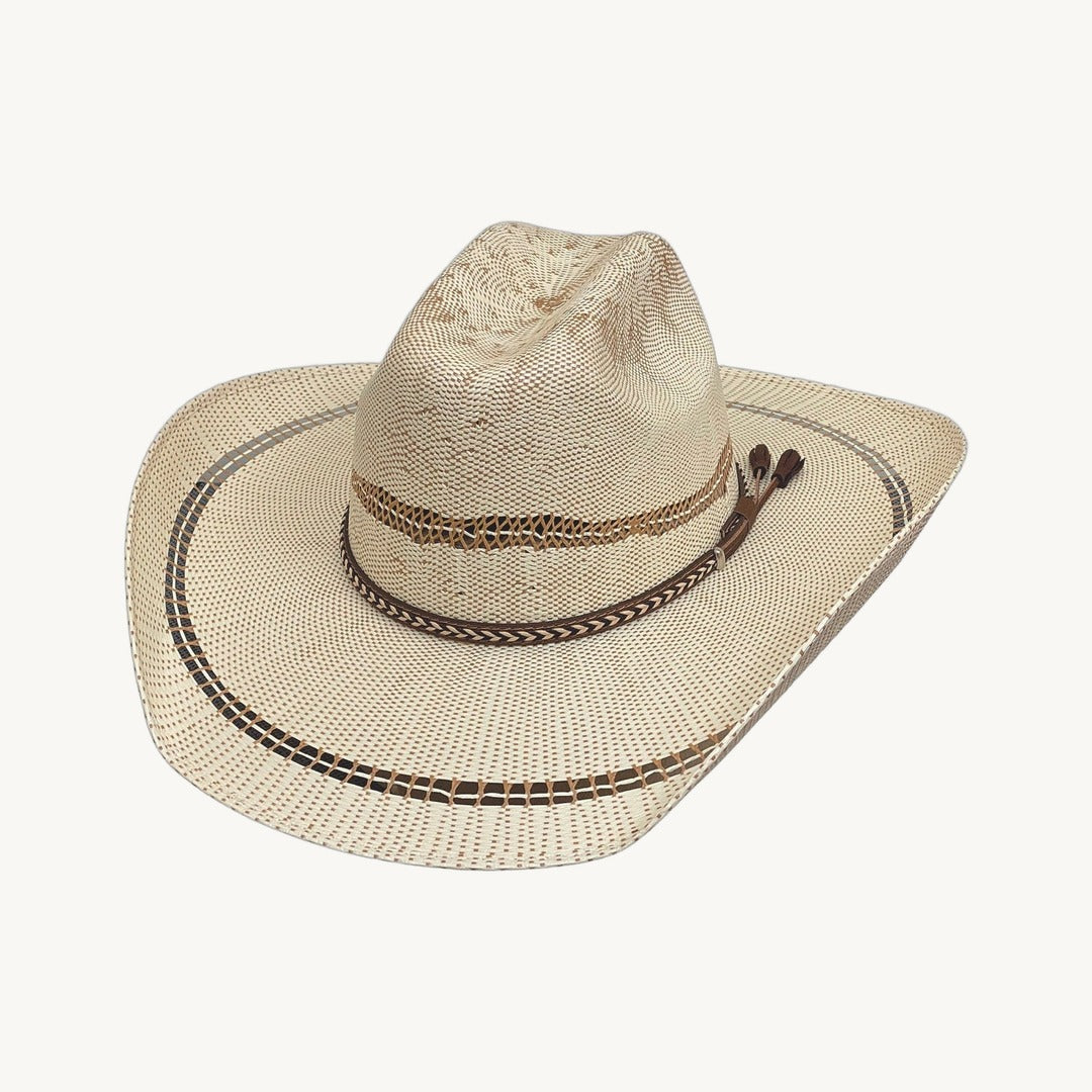 Bullhide Opening Shot 50X Straw Cowboy Hat — front