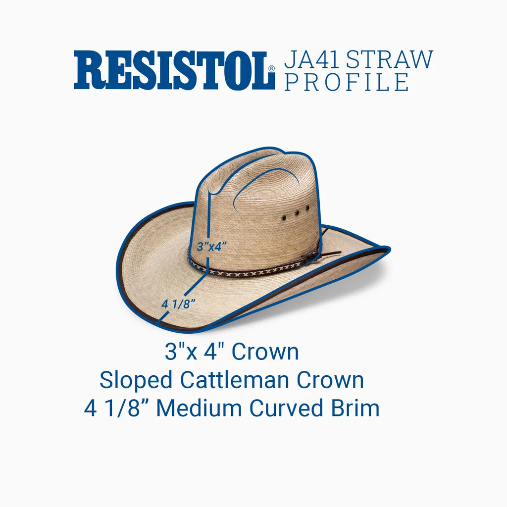Resistol Hicktown Jason Aldean Straw Cowboy Hat